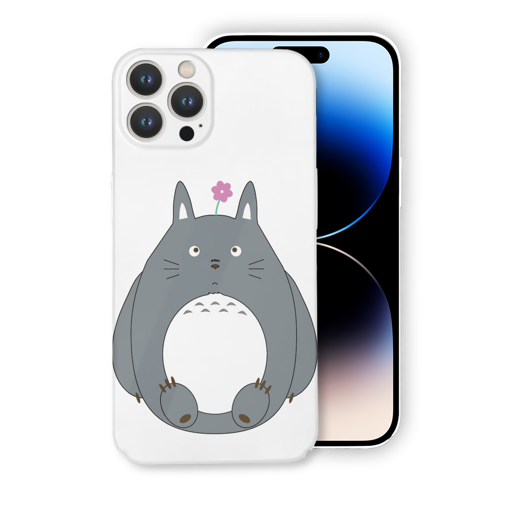 （画像用） となりのトトロ 草壁メイ 草壁サツキ My Neighbor Totoro Satsuki Kusakabe Mei Kusakabe 【iPhone 14シリーズ対応】ハードケース